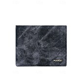 זול ארנקים-ארנק rfid חוסם דמוי עור דו-פיפול לגברים, עיצוב דק ומסוגנן לשימוש מזדמן ויומיומי שחור כחול אפור