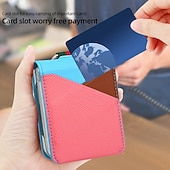 Χαμηλού Κόστους Samsung Θήκη-τηλέφωνο tok Για Samsung Galaxy Z Flip 6 Z Flip 5 Z Flip 4 Z Flip 3 Πίσω Κάλυμμα Υποδοχή κάρτας Δαχτυλίδι πόρπη Ανθεκτική σε πτώσεις Ρετρό TPU PU δέρμα