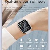 abordables Relojes inteligentes-iMosi HT15 Reloj inteligente 1.85 pulgada Smartwatch Reloj elegante Bluetooth Podómetro Recordatorio de Llamadas Seguimiento del Sueño Compatible con Android iOS Mujer Hombre Llamadas con Manos