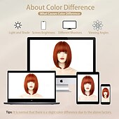 cheap Synthetic Trendy Wigs-Bob Wig with Bangs Short  Wig for Women, Cosplay Wig Easy to Wear, Straight Bob Wig for White Women, Synthetic Wig for Everyday, Party and Halloween