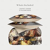 cheap 100% Cotton-Rooster Funny Duvet Cover Set 100% Cotton Soft and Comfortable Bedding Set with Fun Rooster Print Cozy and Stylish Perfect for Bedroom Decor Easy Care and Machine Washable