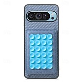 זול תיק טלפון אחר-טלפון מגן עבור גוגל Pixel 9 Pro Pixel 8 Pro Pixel 8 פיקסל 9 Pixel 7 Pixel 7 Pro Pixel 6 Pixel 6 Pro כיסוי אחורי ניתן לניתוק מגנטי תמיכה בטעינה אלחוטית רטרו TPU סיבי פחמן