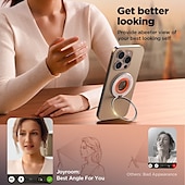 preiswerte Handy-Halter-Telefonringhalter Verstellbar Magnetisch Abziehbar Telefonhalter für B¨¹ro Tisch Neuheiten für die Küche Kompatibel mit iPhone 13 iPhone 12 Handy-Zubehör