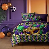 abordables 100% Coton-housses de couette carnaval le design vibrant et festif ajoute de la couleur et de l&#039;énergie à votre chambre tissu doux et confortable pour une nuit de sommeil douillette