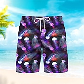 abordables Maillots de bain &amp; Shorts de bain-Homme Shorts de bain Short de bain Dégradé Rayures Cordon de serrage avec poches Séchage Rapide Avec Poches Shorts de Surf maillot de bain Surf Plage Sports Nautiques Été