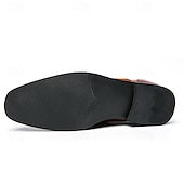 baratos Formal-sapatos oxford brogue bicolor masculinos – combinação de camurça e couro sintético com detalhes em bico fino para ocasiões formais e de negócios
