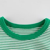 abordables T-shirts et chemises-Paquets multiples 3 pièces Garçon Col Ras du Cou Manches courtes T shirt T-shirt Rayure Vacances Usage quotidien 100% Coton Printemps été