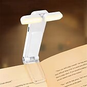 お買い得  読書灯-ブックライト LED USB 充電式 読書灯 目の保護 ナイトライト ポータブル クリップ デスクライト ブックマーク 読書灯 1/2個