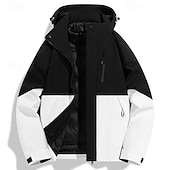 abordables Softshell, polares y chaquetas de montaña-Hombre Mujer Chaqueta Softshell Chaqueta para senderismo Invierno Al aire libre Retazos Mantiene abrigado Forro Polar Resistente al Viento Resistente al Agua Chaquetas 3-en-1 Chaqueta de Invierno