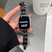 זול להקות Apple Watch-סולו לופ מותאם ל רצועת השעון של Apple Watch 38 מ&quot;מ 40 מ&quot;מ 41 מ&quot;מ 42 מ&quot;מ 44 מ&quot;מ 45 מ&quot;מ 49 מ&quot;מ נשים סגסוגת רצועת שעון חלופית ל iwatch Ultra 2 Series 9 8 7 SE 6 5 4 3 2 1