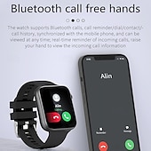 abordables Relojes inteligentes-iMosi HT15 Reloj inteligente 1.85 pulgada Smartwatch Reloj elegante Bluetooth Podómetro Recordatorio de Llamadas Seguimiento del Sueño Compatible con Android iOS Mujer Hombre Llamadas con Manos
