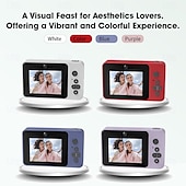 cheap Digital Camera-Digital Camera High-Definition Digicam Point and Shoot Camera for Photography and Video Recording Retro Travel Gift with Selfie Mirror