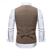levne Blazery a vesta-Retro Řvoucí 20s 20. léta 20. století Kamizelka Vesta Velký Gatsby Gentleman Retro Pánské Vánoce předvečer Všech svatých Karneval Výkon loučení se svobodou nevěsty Festival Dospělé Vesta Celý rok