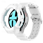 Недорогие Ремешки для часов Samsung-Ремешок для часов для Samsung Galaxy Watch 6 40/44mm силиконовый Замена Ремень Регулируется Спортивный ремешок Браслет