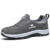 abordables Baskets-chaussures de randonnée à enfiler pour hommes – baskets d&#039;extérieur durables avec semelle antidérapante, conception légère et tissu respirant pour le trail et le camping