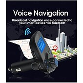 preiswerte Bluetooth Auto Kit/Freisprechanlage-FM-Transmitter, AUX-Audio-Stereo-Empfänger, MP3-Player fürs Auto, Dual-USB-Autoladegerät, Freisprecheinrichtung, Bluetooth 5.0, Auto-Kit