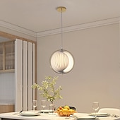 economico Luci a sospensione-lampada a sospensione a globo per isola cucina lampada a sospensione in acrilico lampada a sospensione sala da pranzo 31cm 110-240v