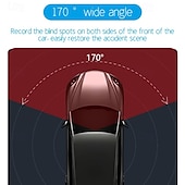 ieftine DVR Auto-A7 1080p Model nou / Fără fir / cu cameră spate DVR auto 170 Grade Unghi larg 2 inch IPS Dash Cam cu WIFI / Vedere nocturnă / Detector de Mișcare 4 LED-uri cu infraroșu Înregistrator auto