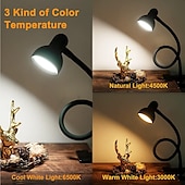 abordables Lampes de lecture-lampe à pince à LED alimentée par USB pour chambre à coucher &amp;salon – protection des yeux, lecture &amp;lampe d&#039;apprentissage, conception de petit tube 1pc