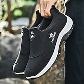 abordables Baskets-chaussures de randonnée à enfiler pour hommes – baskets d&#039;extérieur durables avec semelle antidérapante, conception légère et tissu respirant pour le trail et le camping