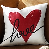 abordables Housse de coussin de vacances-Housse de coussin carrée douce décorative à double face pour mariage 4PCS Housse de coussin carrée pour chambre salon canapé fauteuil