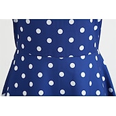 cheap Dresses-Elegant Classical 1950s Dress Polka Dot A-Line Women&#039;s Valentine&#039;s Day Event / Party Date Tea Party Adults&#039; Dress Spring &amp; Summer