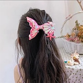 preiswerte Haarspangen-kinderkleidung Mädchen Haarzubehör Aktiv Süß Party Geburtstag Meerjungfrau Weiß Rosa