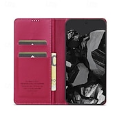 abordables Otras carcasas-teléfono Funda Para Google Píxel 9 Pro Pixel 9 Pro XL Pixel 8 Pro Pixel 8 Píxel 9 Pixel 7 Pixel 7 Pro Gire la tapa con Soporte Ranura para tarjetas Antigolpes Retro TPU Cuero de PU