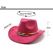 economico Cappelli da uomo-Per uomo Cappello da sole Cappello da cowboy Cappello Fedora Trilby Nero Cammello Lanetta Stile vintage Di tendenza 18esimo secolo Stato del Texas Giornaliero Festa a tema Tinta unita / tinta unita