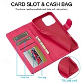 economico Cover per iPhone-telefono Custodia Per iPhone 16 Pro Max Plus iPhone 15 Pro Max Plus iPhone 14 13 12 11 Pro Max Plus Mini Copertina ribaltabile Con supporto A calamita Slot per schede Retrò TPU pelle sintetica