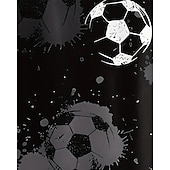 billiga Pojkens 3D Sporter &amp; Spel-Pojkar 3D Grafisk Fotboll T-shirt Långärmad Vår Höst Mode Grundläggande Barn 4-12 år Rund hals Utomhus Ledigt Dagligen Normal