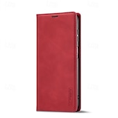cheap Samsung Cases-Phone Case For Samsung Galaxy A21s S25 Ultra Flip Cover with Stand Holder Magnetic Card Slot Retro TPU PU Leather