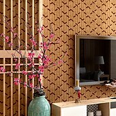 cheap Solid Color Wallpaper-1 Roll Imitation Grass Cloth Wallpaper Woven Bamboo Rattan Wall Covering Hotel Restaurant Store Wall Decoration Ceiling Non Self-Adhesive 950x53cm/374x20.87inch