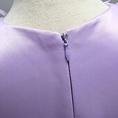 economico Abiti da damigella-Abito da damigella d&#039;onore bambina bambini Da ragazza Abito da principessa Prestazioni Matrimonio Feste Elegante Bellissimo Retato Tinta unica Senza maniche Girocollo Grigio Rosso bordeaux 4 anni +