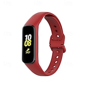 זול להקות שעונים של סמסונג-צפו בנד ל Samsung Galaxy Fit E SM-R375 סיליקוןריצה תַחֲלִיף רצועה מתכוונן רצועת ספורט צמיד