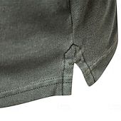 Χαμηλού Κόστους Ανδρικό Ελίτ Πόλο-Ανδρικά Πόλο Δουλειά Επιχείρηση Απορρίπτω Κοντομάνικο Διακοπές Βίντατζ Συμπαγές Χρώμα Κουμπιά Καλοκαίρι Άνοιξη Σκούρο γκρι Μπλε Λίμνης Πράσινο Χακί Πόλο