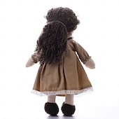 preiswerte Puppen-Waldorfpuppe mit Baumwollkörper, Künstlerpuppe, handgefertigte Mini-Anziehpuppe zum Selbermachen (Zubehör Bär nicht im Lieferumfang enthalten) für Weihnachtsgeschenke