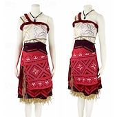 baratos Trajes Femininos-Moana Princesa Moana Vestidos Ocasiões Especiais Trajes temáticos de filmes e séries Cosplay filme for Mulheres Para Meninas Crianças Dia Das Bruxas Carnaval Dia Mundial do Livro Espetáculo Festa