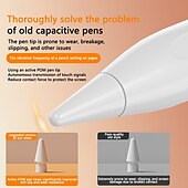 baratos Canetas Stylus-canetas stylus universais bp-16 para telas sensíveis ao toque ponta fina lápis digital inteligente ativo compatível com ipad e a maioria dos tablets