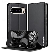 abordables Otras carcasas-teléfono Funda Para Google Píxel 9 Pro Pixel 9 Pro XL Pixel 8 Pro Pixel 8 Píxel 9 Pixel 7 Pixel 7 Pro Gire la tapa con Soporte Ranura para tarjetas Antigolpes Retro TPU Cuero de PU