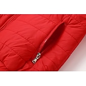 cheap Men&#039;s Downs &amp; Parkas-Men&#039;s Winter Coat Puffer Jacket Quilted Jacket Transition Jacket Pocket Cotton Pocket Vacation Daily Wear Date Regular Fashion Casual Comfortable Thermal Warm Fall &amp; Winter Solid / Plain Color Black