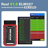 お買い得  OBD-obdii スキャナー コード リーダー 車診断ツール wifi elm 327 v 1.5 icar2 obd スキャン android/ios 用