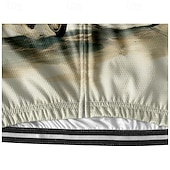 baratos Camisolas masculinas-Homens Camisa para Ciclismo Gráfico Manga Curta Moto Camiseta Camisa / Roupas Para Esporte com 3 bolsos traseiros Ciclismo de Montanha Secagem Rápida Design Anatômico Capilaridade Respirável Esportes