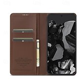 abordables Otras carcasas-teléfono Funda Para Google Píxel 9 Pro Pixel 9 Pro XL Pixel 8 Pro Pixel 8 Píxel 9 Pixel 7 Pixel 7 Pro Gire la tapa con Soporte Ranura para tarjetas Antigolpes Retro TPU Cuero de PU