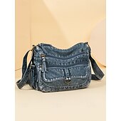 economico Borse a Tracolla-borsa a tracolla vintage in similpelle marrone da donna con più tasche - casual ed elegante, perfetta per l&#039;uso quotidiano