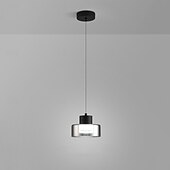 economico Luci a sospensione-lampada a sospensione moderna in alluminio e ferro di lusso, lampada a sospensione per soggiorno, camera da letto, sala da pranzo, isola della cucina, piccola lampada a sospensione a led con paralume