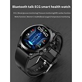 tanie Smartwatche-iMosi ET440 Inteligentny zegarek 1.39 in Inteligentny zegarek Bluetooth EKG + PPG Monitorowanie temperatury Krokomierz Kompatybilny z Android iOS Damskie Męskie Odbieranie bez użycia rąk Wodoodporny