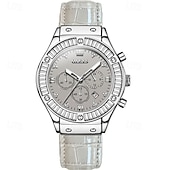 economico Orologi al quarzo-nuovo orologio da donna alla moda olevs cronografo calendario fosforescente orologio sportivo casual impermeabile da donna con diamanti incastonati