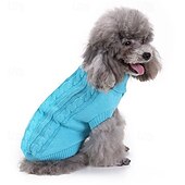 economico Maglioni-Cane Maglione Classico Inverno Caldo Di tendenza Confortevole All&#039;aperto Abbigliamento Quotidiano Interno Abbigliamento per Cani for Piccolo Medio Grande