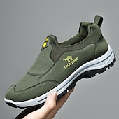 abordables Baskets-chaussures de randonnée à enfiler pour hommes – baskets d&#039;extérieur durables avec semelle antidérapante, conception légère et tissu respirant pour le trail et le camping